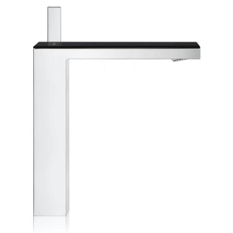Umývadlová batéria Hansgrohe Axor MyEdition s clic-clacom chróm/čierne sklo 47020600