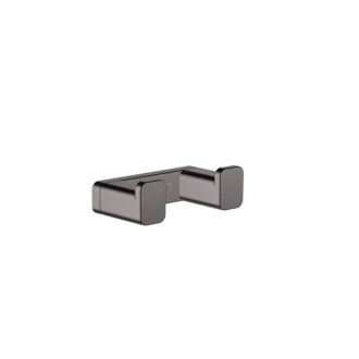 Dvojháčik Hansgrohe AddStoris kartáčovaný čierny chróm 41755340