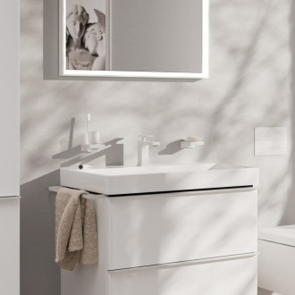Umývadlová batéria Hansgrohe Tecturis E s výpustou matná biela 73002700