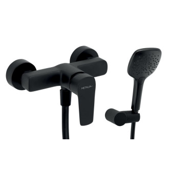 Novaservis Sprchová nástěnná baterie METALIA 58 ECO, 150 mm, černá 58061,5