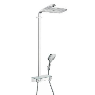 Sprchový systém Hansgrohe Raindance E na stenu s termostatickou batériou chróm 27288000