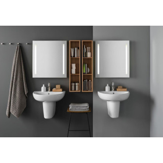 Umývadlo Geberit Selnova 55x44 cm otvor pre batériu uprostred 500.315.01.7