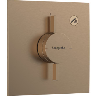 Sprchová batéria Hansgrohe DuoTurn E bez podomietkového telesa kartáčovaný bronz 75617140