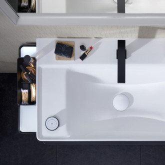 Umývadlová batéria Hansgrohe Tecturis E s výpustou matná čierna 73053670