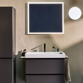 Umývadlová batéria Hansgrohe Tecturis E s výpustou matná čierna 73053670