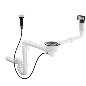 Sifón k drezu Hansgrohe chróm 43937000