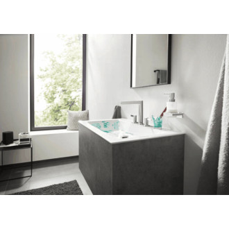 Dávkovač mydla Hansgrohe AddStoris s držiakom chróm 41745000