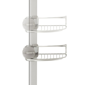 Polička Simplehuman Shower Caddy nerez oceľ SHBT1109DC
