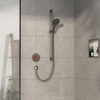 Sprchová batéria Hansgrohe ShowerSelect Comfort S bez podomietkového telesa kartáčovaný bronz 15553140