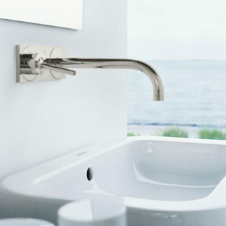 Umývadlová batéria Hansgrohe Axor Uno bez podomietkového telesa kartáčovaný nikel 38115820