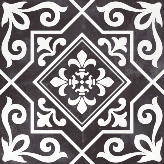 Dlažba Peronda Ayala black reverse 45x45 cm mat AYALABKR
