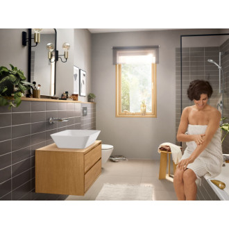 Umývadlová batéria Hansgrohe Rebris E bez podomietkového telesa chróm 72568000