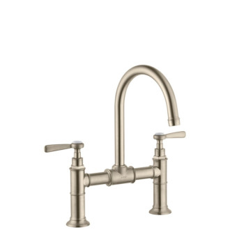 Umývadlová batéria Hansgrohe Axor Montreux s výpustom kartáčovaný nikel 16511820