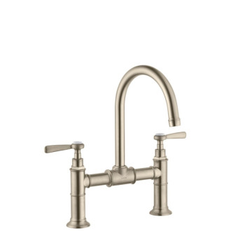 Umývadlová batéria Hansgrohe Axor Montreux s výpustom kartáčovaný nikel 16511820