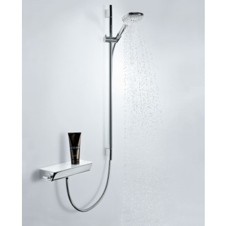 Sprchová batéria Hansgrohe Ecostat Select s poličkou 150 mm biela/chróm 13161400