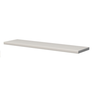 Polička biela lesk 60x15x1, 8cm POL601518B