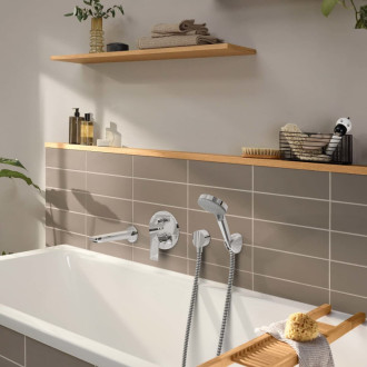 Vaňová batéria Hansgrohe Rebris E bez podomietkového telesa chróm 72469000