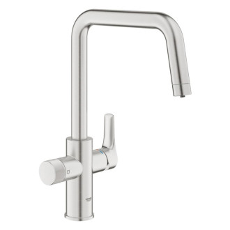 Dřezová baterie Grohe GROHE Blue Pure 2022 s otočným ramínkem supersteel 30583DC0