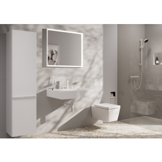Umývadlová batéria Hansgrohe Tecturis E s clic-clacom matná biela 73030700