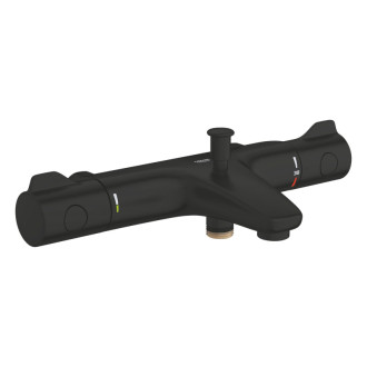 Vaňová batéria Grohe Grohtherm 800 bez sprchového setu 150 mm čierna matná 1022062430
