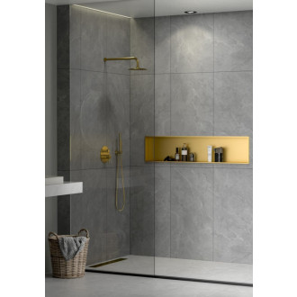 Vstavaná polička SAT Aurum zlatá 119x26 cm SATAURN12128BG