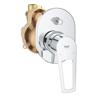 Vaňová batéria Grohe BauLoop vrátane podomietkového telesa chróm 29041001