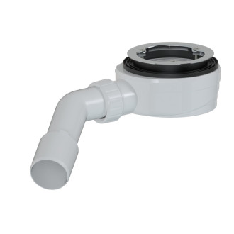Sifón k vaničke 90 mm DN40/DN50 SAT Project 12,1 cm nerez plast SATESLIM90