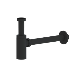 Umývadlový sifón 5/4 DN32 SAT Project 5,4 cm čierna mat plast SATSIFMPLB