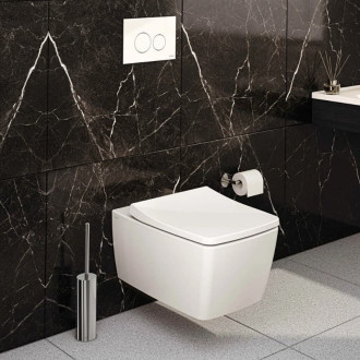 Ovládacie tlačidlo VitrA Vetro sklenené biele 740-1600