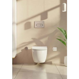 Ovládacie tlačidlo VitrA Root Round plast brúsený nikel 740-2295