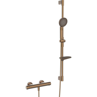 Sprchová batéria Hansa Prisma so sprchovacím setom 150 mm brúsený bronz 4813043181