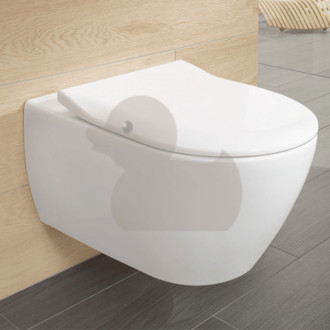 WC doštička Villeroy &amp; Boch Subway 2.0 duroplast biela 9M78S101