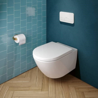 Villeroy &amp; Boch Subway 3.0 - WC sedátko, softclose, alpská biela 8M42S101