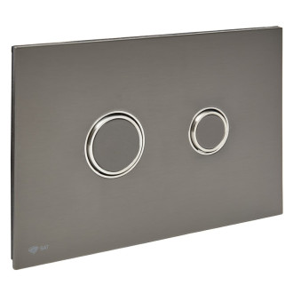 Ovládacie tlačidlo Swiss Aqua Technologies kov gun metal mat SATATBGM