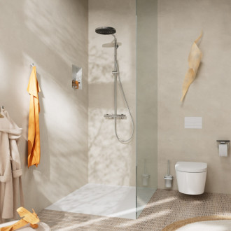 Sprchový systém Hansgrohe Pulsify S Puro s termostatickou batériou chróm 24223000