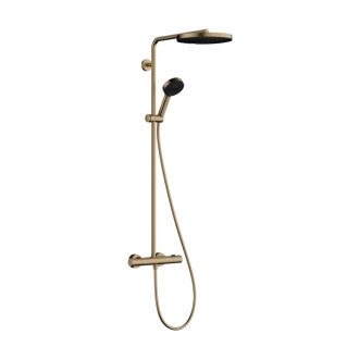 Sprchový systém Hansgrohe Pulsify S Puro s termostatickou batériou kartáčovaný bronz 24236140