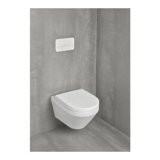 Villeroy&amp;Boch Architectúra závesné WC so sedadlom SoftClosing, TwistFlush, alpská biela 4694CL01