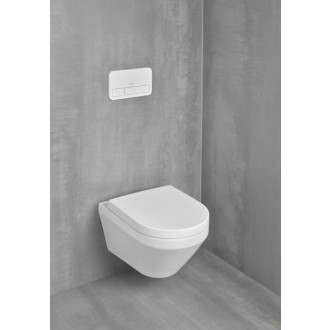 Villeroy&amp;Boch Architectúra závesné WC so sedadlom SoftClosing, TwistFlush, alpská biela 4694CL01