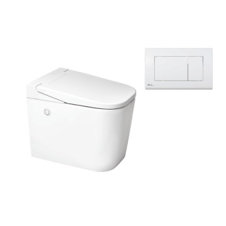 Ultimax stojace WC s technológiou OptimFlush vrátane nádržky a nástenného tlačidla SATOFSHFS3.B20