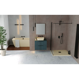 Sprchová vanička obdĺžniková Polysan Flexia 130x80 cm liaty mramor béžová 72899.81