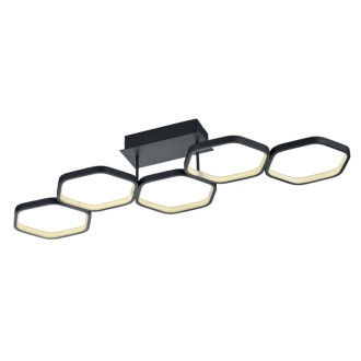 LED stropní osvětlení Reality Vigo antracit R62055142