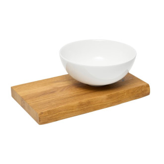 Doska pod umývadlo s umývadlom Naturel Wood 45x4x24 cm dub mat DMDUB45UM