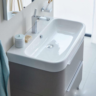 Umývadlo Duravit Happy D.2 80x50,5 cm otvor pre batériu uprostred 2318800000