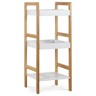 Regál Autronic 30x72 cm biely Bambus DR-013-3