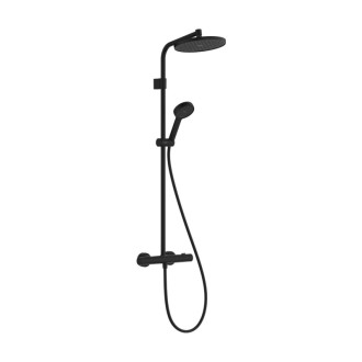 Sprchový systém Hansgrohe Activera S s termostatickou batériou matná čierna 28083670