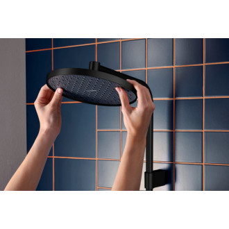Sprchový systém Hansgrohe Activera S s vaňovým termostatom matná čierna 28871670
