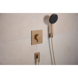 Sprchová batéria Hansgrohe Ecostat Comfort E bez podomietkového telesa kartáčovaný bronz 33710140
