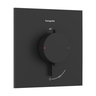 Sprchová baterie Hansgrohe Ecostat Comfort E bez podomítkového tělesa matná černá 33710670