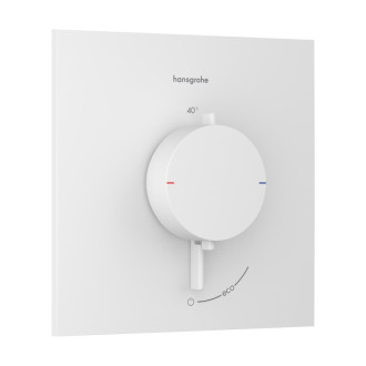 Sprchová baterie Hansgrohe Ecostat Comfort E bez podomítkového tělesa matná bílá 33710700