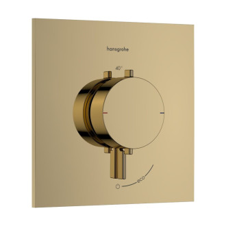 Sprchová baterie Hansgrohe Ecostat Comfort E bez podomítkového tělesa leštěný vzhled zlata 33710990